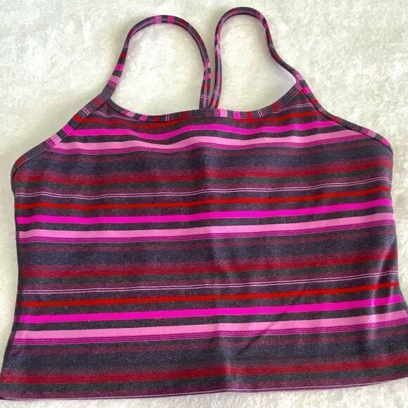LULULEMON POWER Y CROPPED TANK - Picture 1 of 6